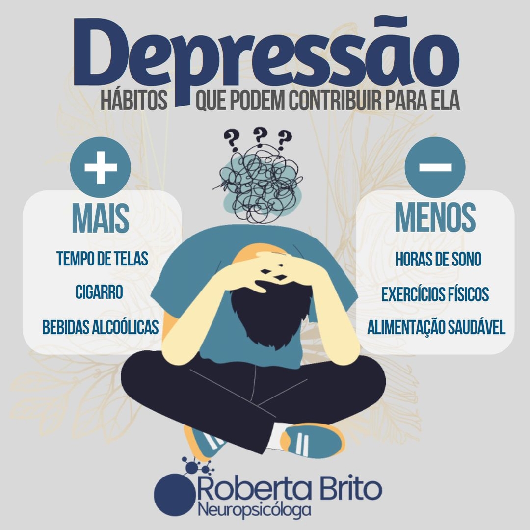 Depressão-Hábitos que contribuem para ela