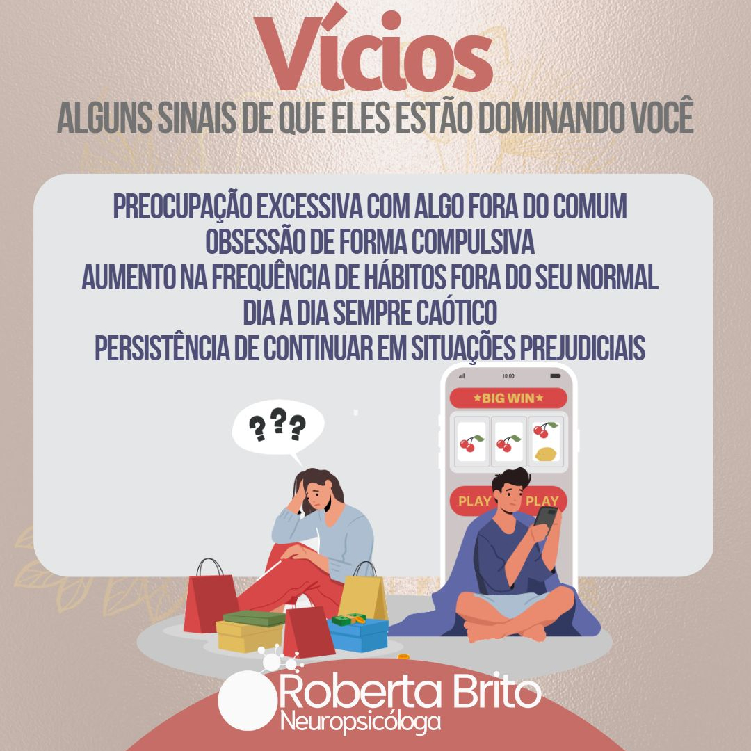 Vícios-Alguns sinais que ele está dominando você